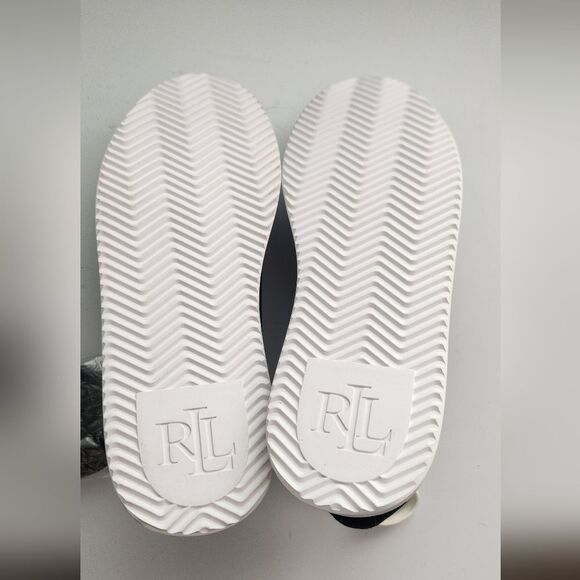 🌸Lauren Ralph Lauren Women's Angeline Lace-Up Suede Sneakers Size 7.5 - Picture 4 of 5